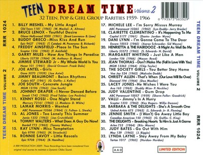 VARIOUS ARTISTS - TEEN DREAM TIME, VOL. 2 NEW CD