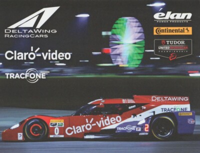 2015 DeltaWing DWC-13 Elan P Sebring IMSA TUSC Hero Card KATHERINE LEGGE
