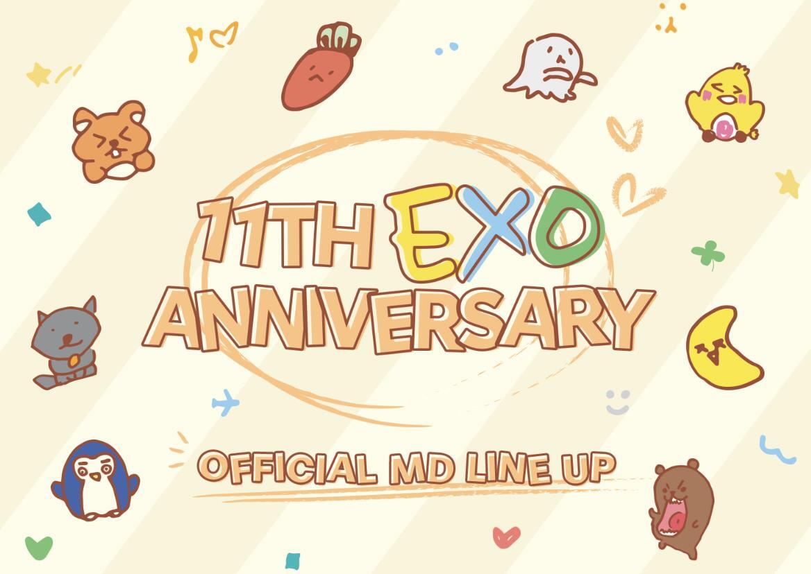 EXO 7周年 ステッカー セット EXO(エクソ) OFFICIAL WEBSITE