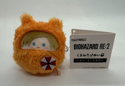 Biohazard Resident Evil Leon S. Kennedy Mini Plush Keychain Kurumitapinui Capcom