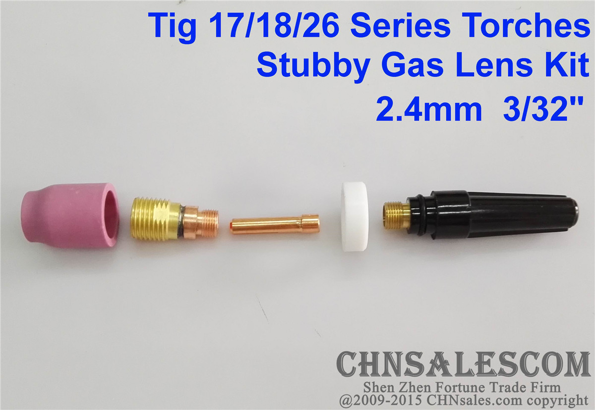 5 pcs TIG Welding Torch Stubby Gas Lens Kit for Tig WP17/18/26 Series 3/32" 191229218335 eBay
