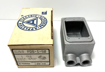 APPLETON ELECTRIC FDS-1-50  1/2'' FD Device Box - NEW