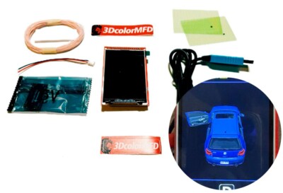 3DCOLORMFD installation kit for VW AUDI SEAT SKODA. Color Display, dashboard.