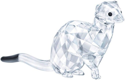 Статуэтка из белого хрусталя Swarovski с горностаем Swarovski