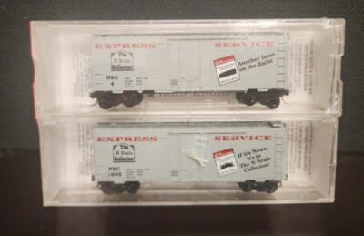 Micro-Trains N-scale Collector Anniversary 1995 Special Run Boxcar 2 Pack Sealed