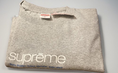 【売り切り価格】 Supreme Five Bor oughs tee 黒 Supreme San Francisco Box Logo Black Tee FW19 (FW19T51