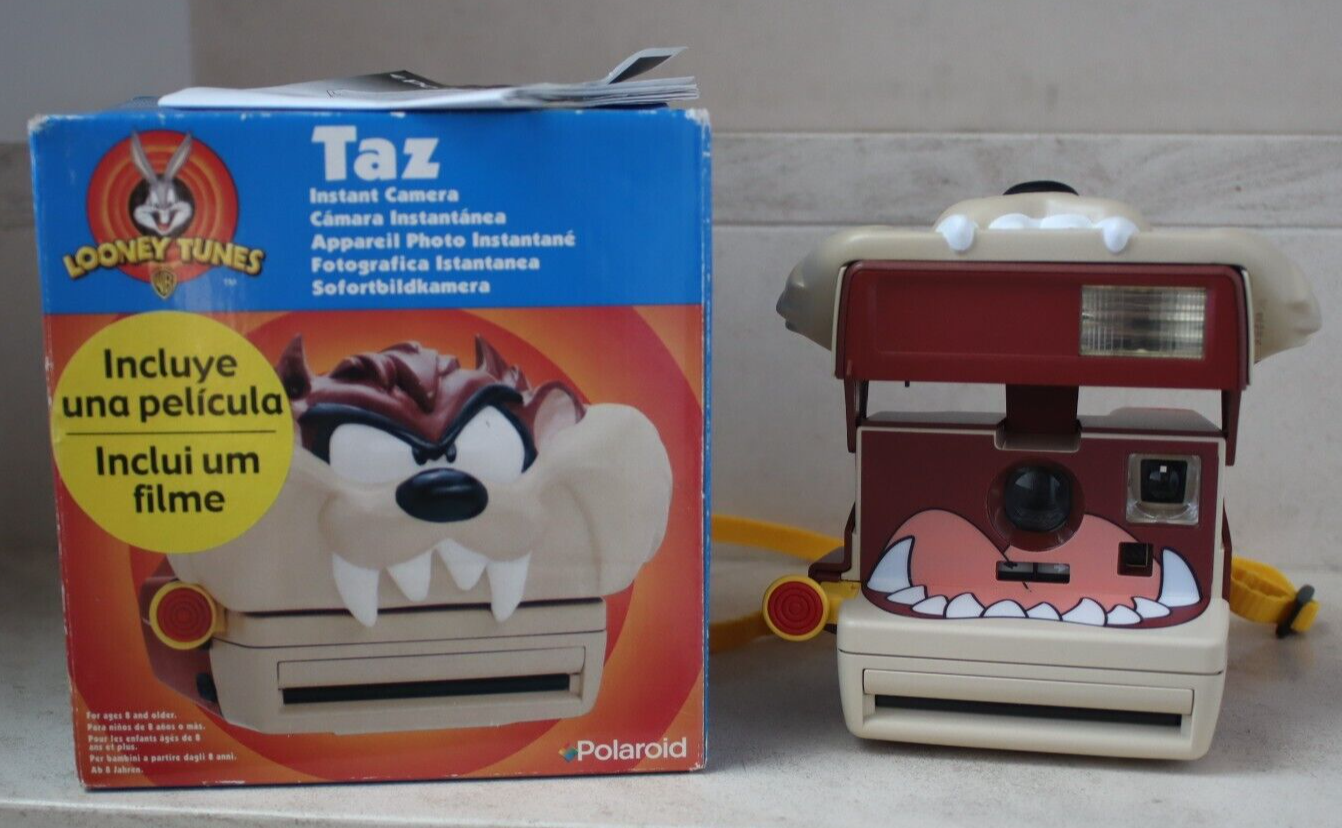 超貴重！ Taz タスマニアンデビル ポラロイドカメラ Polaroid Looney Tunes Tasmanian Devil 