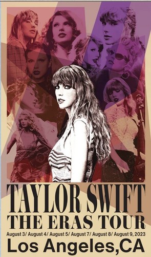 ミュージシャン THE ERAS TOUR LITHOGRAPH POSTER REPRINT ミュージシャン THE ERAS TOUR LITHOGRAPH POSTER REPRINT