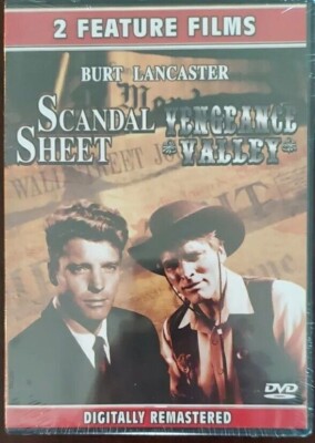 NEW - Scandal Sheet / Vengence Valley Double Feature (DVD, Slim Case)