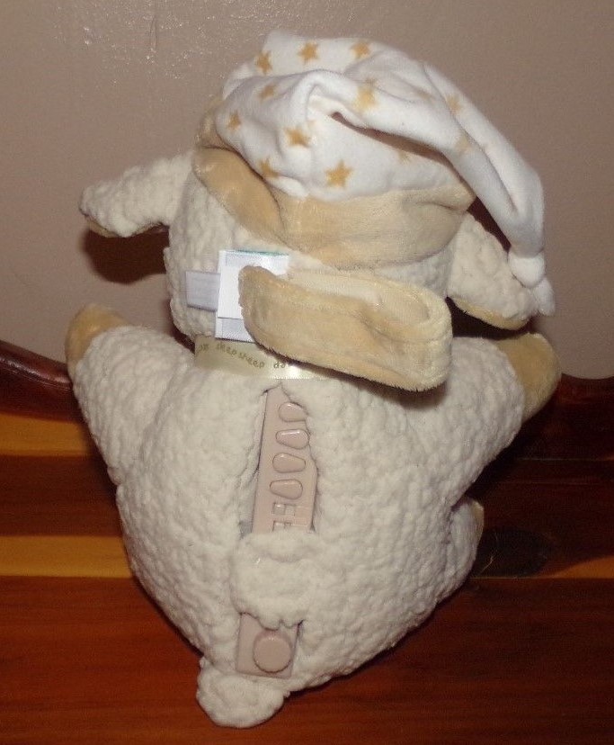 Cloud B Sleep Sheep Smart Sensor Plush Lamb Sleep Soother for Baby Boy or Girl