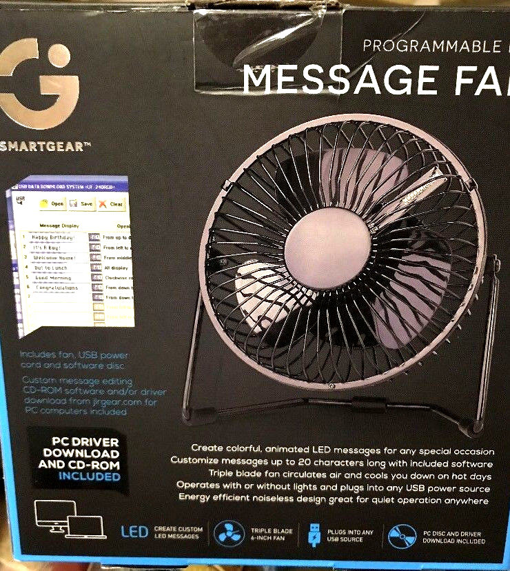 SMARTGEAR Programable LED Floating Any Custom Message 6
