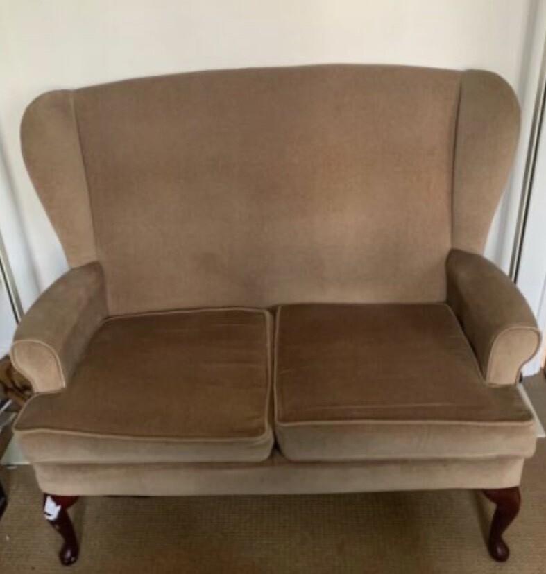 Vintage Parker Knoll wingback sofa in Birmingham City Centre, West