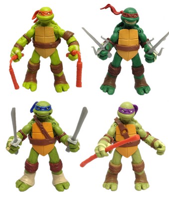 Teenage Mutant Ninja Turtles 4pcs Action Figures Set Leo Ralph Donnie amp Mickey