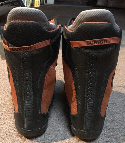 BURTON RULER MATRIX 3 Snowboard Boots Mens Size US 6 EU 38 Black Orange