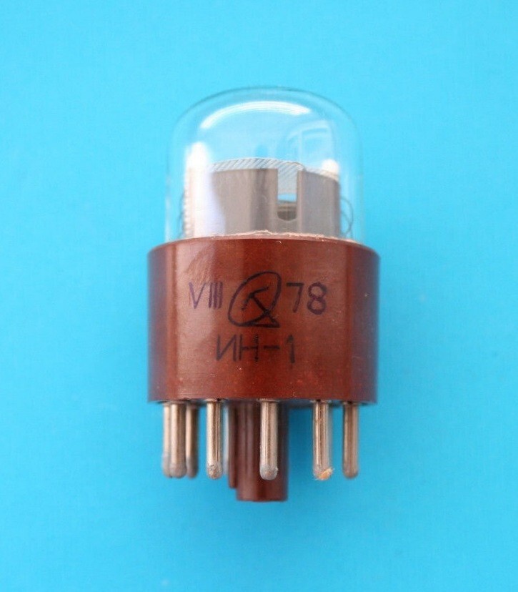 IN-1 ИН-1 RUSSIAN LARGE NIXIE TUBE FOR CLOCK /Thermometer 1pcs.