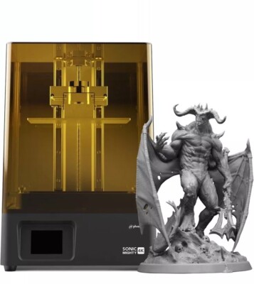 phrozen Sonic Mighty 4K LCD Resin 3D Printer, L7.9 x W4.9 x H8.7 Printing Volume