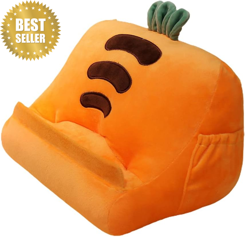 Fruit Shape Tablet Stand Pillow, Style 4 | Soft Plush Cushion, Triangle Holder,