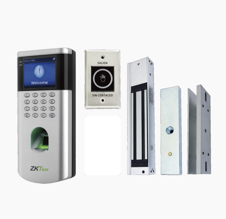 ZKTECO Access Control KIT 1,500 Users Mag Lock ID Cards TCP/IP