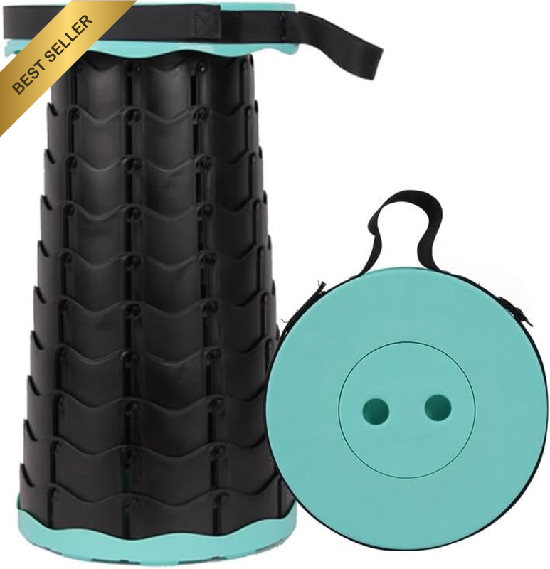 Foldable Stool, Camping Stools,Portable Collapsible Stool Retractable Stool for