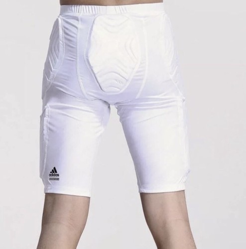 ADIDAS Techfit GFX White Compression Padded Basketball Shorts NWT Mens Sz 3XLT