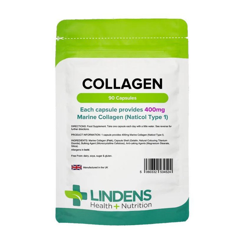Lindens Collagen 400 Mg (90 Capsules)