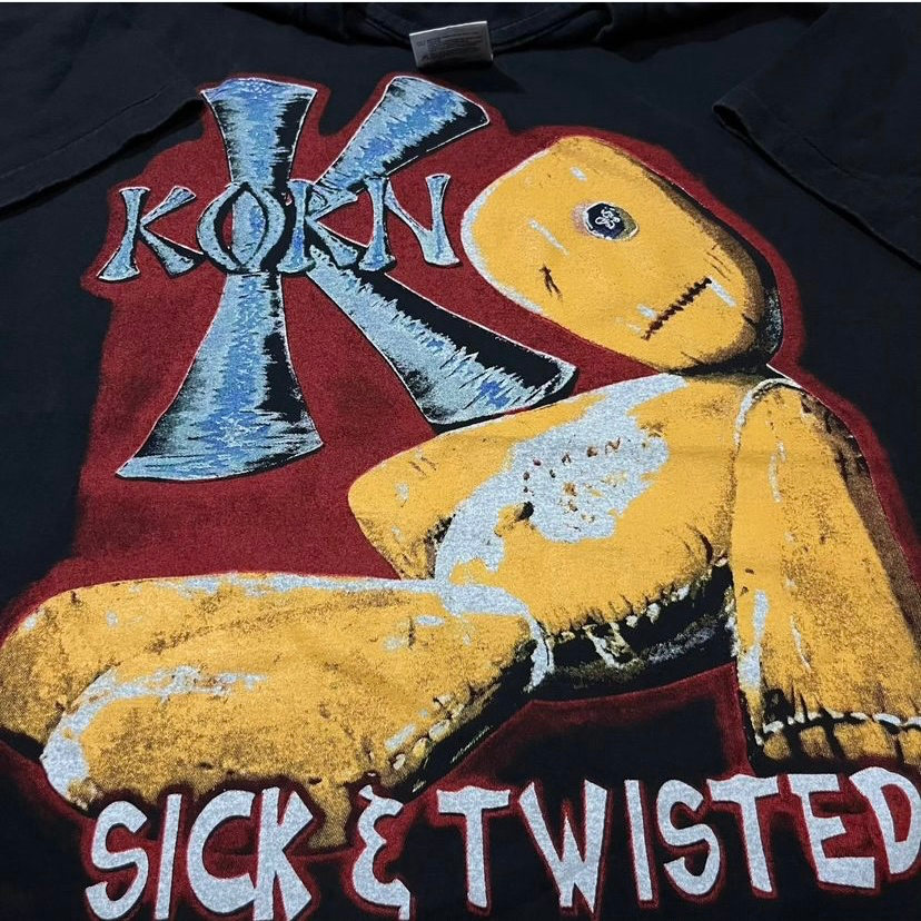 Vintage Korn Issues Sick Twisted L Tour Rock 90s Single Vintage Korn Issues Sick Twisted L Tour Rock 90s Single
