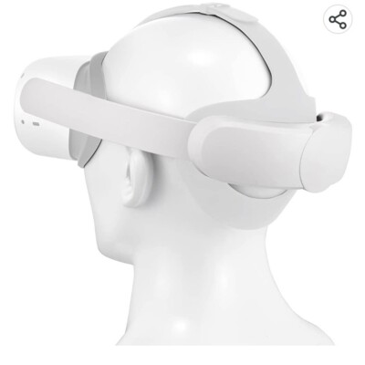 Adjustable Head Strap Replacement Elite Headband for Quest 2 VR Headset, Headset