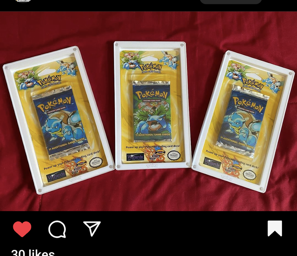 Pokemon Booster BLISTER Pack Acrylic CASE Protective Magnetic display Case