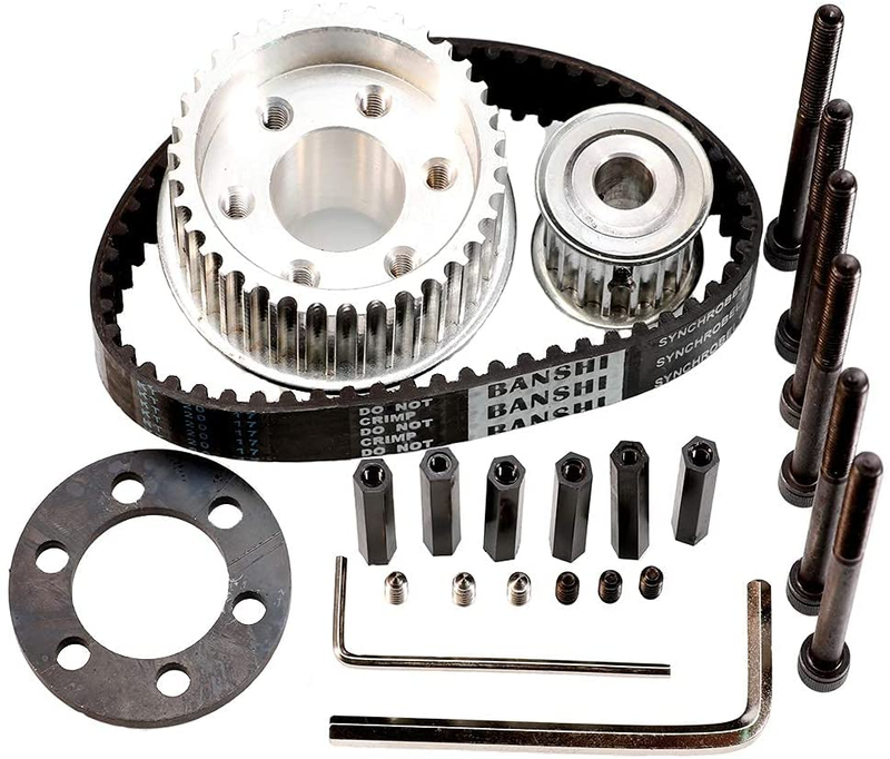 DIY Electric Skateboard 83MM 90MM 97MM PU Wheel Pulleys Kit Set