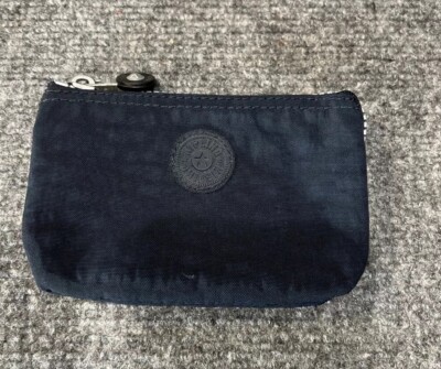 KIPLING Creativity Small Pouch Water Resistant Nylon Lightweight Navy Blue