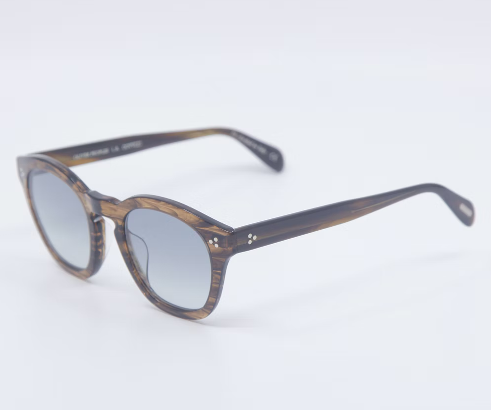 Pre-owned Oliver Peoples Brand 2022  Sunglasses Ov 5382su 16898g Boudreau L.a Authentic In Soft Teal Gradient Mirror