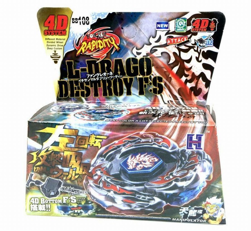 Toupie Beyblade L Drago Destroy F.S Bb 108 4d System Modele  Rapidity