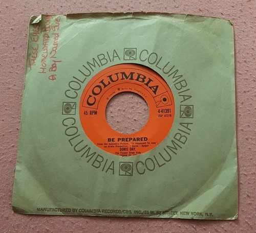Doris Day 45 Be Prepared / It Happened To Jane Columbia 4