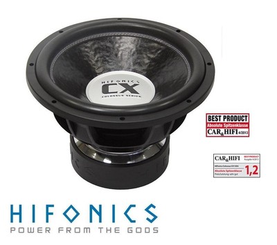 HIFONICS CX-15D2 38 cm (15'') COLOSSUS SPL Subwoofer 9000 Watt Power