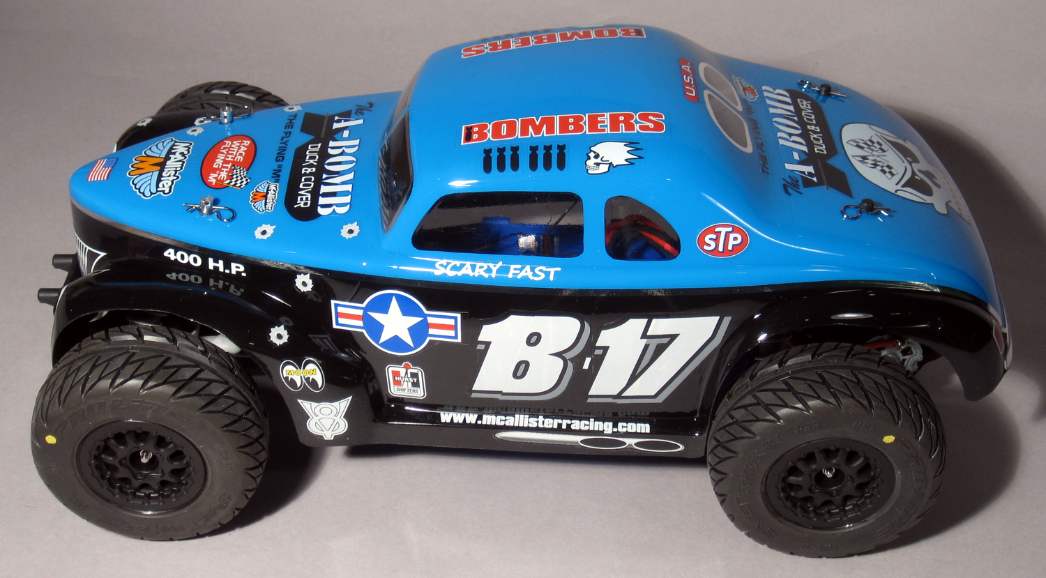 1/8 Clear RC car body- TRI-COUNTY MODIFIED Slash Short Course Truck #310
