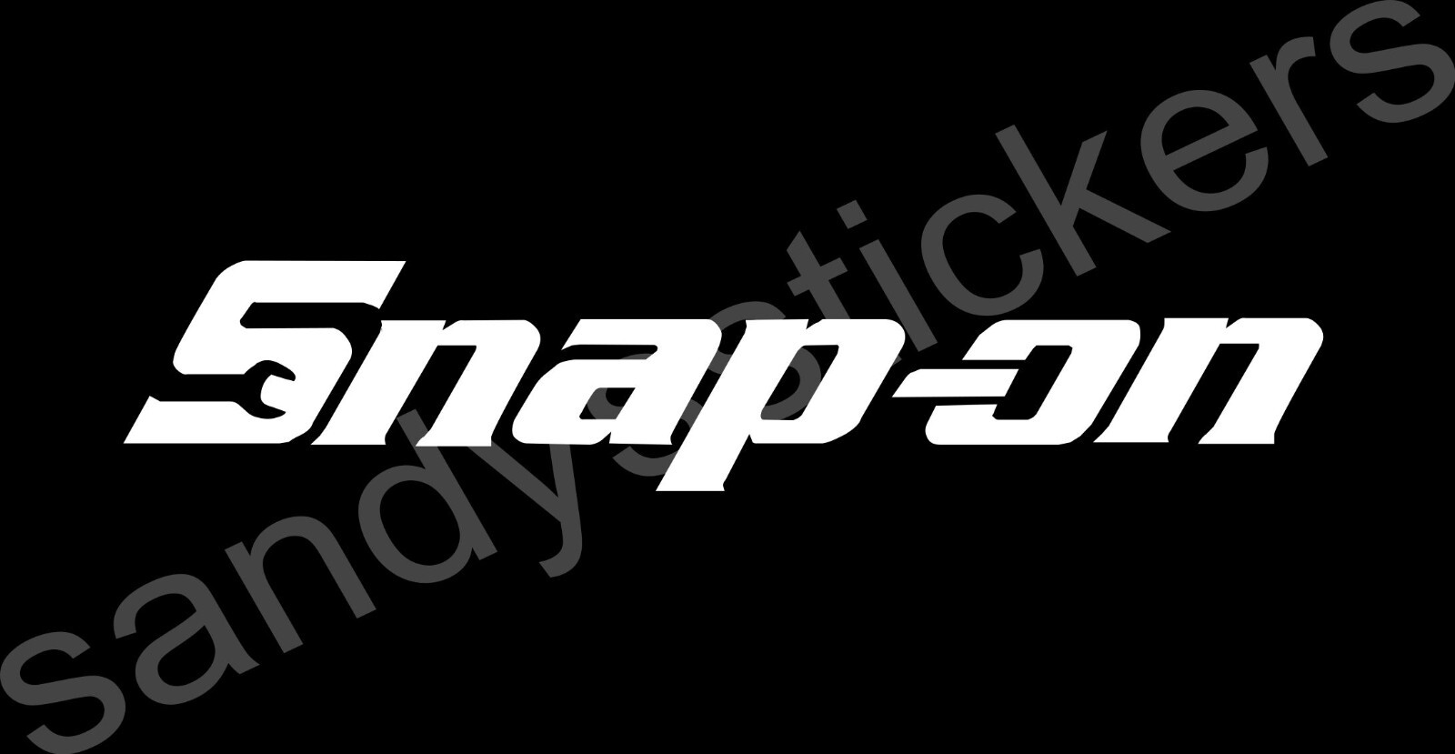 2x Snap-On Vinyl Decal Stickers - Tools toolbox car bumper window laptop 6" wide