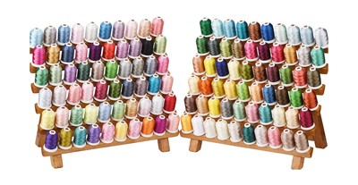 Simthread 120 Madeira Colors Polyester Machine Embroidery Thread Kit 550Y(500...