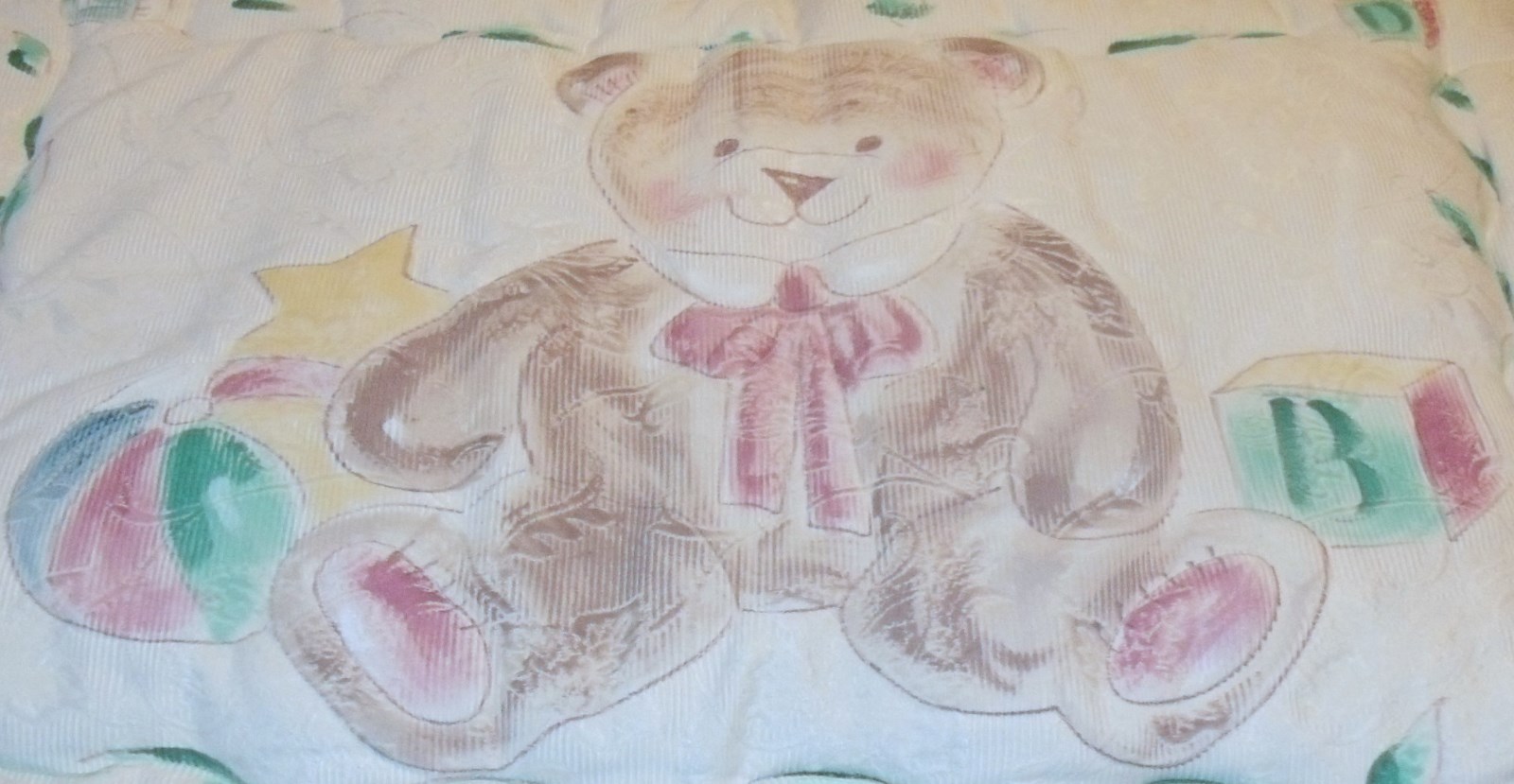 kidsline treasures wall hanging bear with balls and blocks