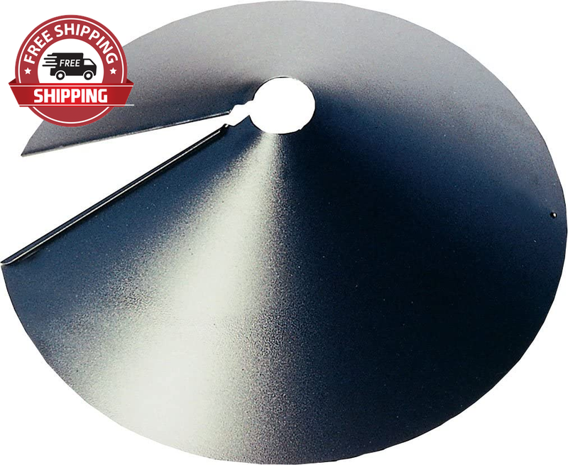 NABAF18 Audubon Wrap around Squirrel Baffle, 18-Inch - Black
