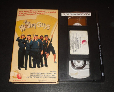 The Wrong Guys (VHS, 1988) John Goodman Rare Comedy HTF OOP New World Video