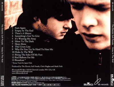 THE ELECTRIC SOFT PARADE - HOLES IN THE WALL NEW CD
