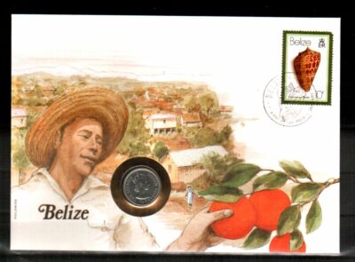 Belize - Numisbrief -  Brief mit Münze (intern: 31482)