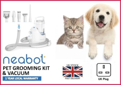 Neabot P2 Pro Dog Clipper with Pet  Hair Vacuum Cleaner 5-in-1 Pet Grooming Kit
