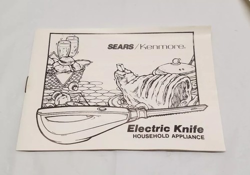 Vintage Sears Kenmore Electric Knife w/ 2-Position Blade Model 400.680100