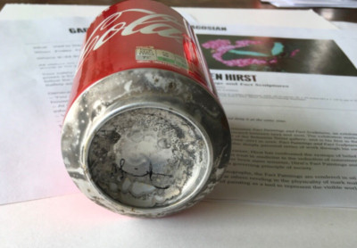 Damien Hirst SIGNED EMETY Coke  Can Exhibition 2021 inc: Exhibition Ticket