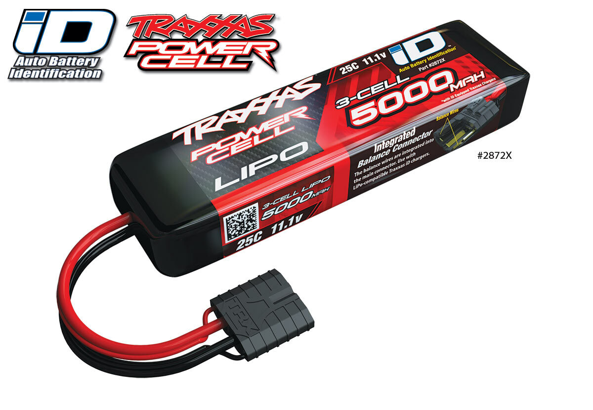 Traxxas 2872X RC LiPo Battery, 11.1V 3S 5000 mAh, 3-Cell Lithium Power Cell 20334287298 | eBay