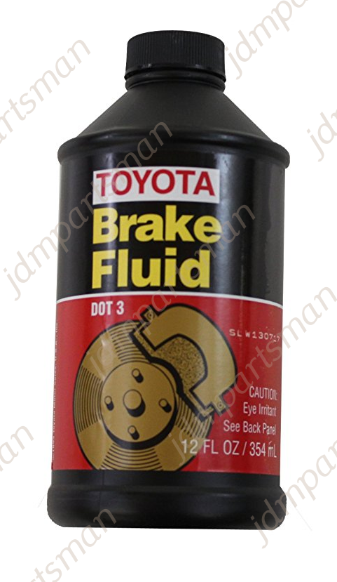 GENUINE DOT 3 Brake Fluid 12 fl. oz 00475-1BF03 for 2004-2017 Toyota / Lexus