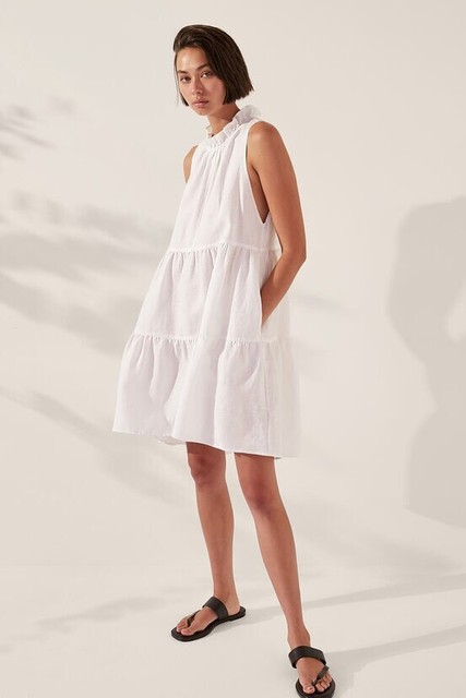 Saba SB Lila Linen Tiered Dress | Dresses & Skirts | Gumtree Australia South Perth Area 