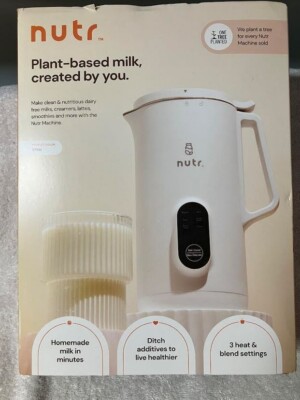 NUTR Machine Automatic Nut Milk Maker Single Serve -350ml-New in Box