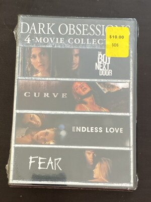 4-Movie Collection (DVD 2021) The Boy Next-Door, Curve, Endless Love, Fear New